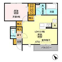 アデル深芝　A 102 ｜ 茨城県神栖市深芝南２丁目（賃貸アパート1LDK・1階・48.25㎡） その2