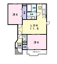 プリムヴェールII 103 ｜ 茨城県神栖市平泉903番地178（賃貸アパート2LDK・1階・51.79㎡） その2