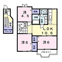 Ｋ・レジデンスI 202 ｜ 茨城県神栖市深芝南４丁目8番地11（賃貸アパート3LDK・2階・65.57㎡） その2