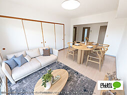 ミレニアム・ユウアイ 203 2階2LDKのリビング/ダイニング