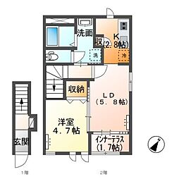 マウントリバー II 2階
