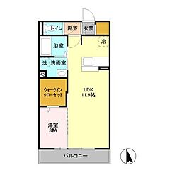 物件の間取り