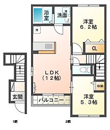 メゾン ポルテ 2階