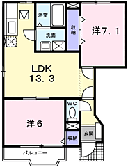 物件の間取り