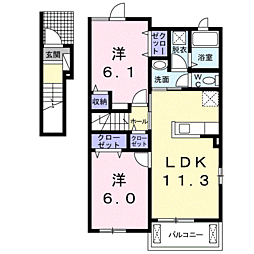ゴールド シュラインI 2階