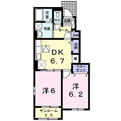 物件の間取り