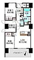 ファインフラッツ牧野駅前ウエストプラザ7階3,480万円