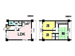 つかさアーバンベルデ萩原 3LDKの間取図画像