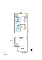 プラウドフラット亀戸 207 ｜ 東京都江東区亀戸６丁目32-10（賃貸マンション1K・2階・25.11㎡） その2