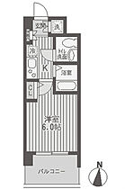 レジディア両国 503 ｜ 東京都墨田区亀沢１丁目10-9（賃貸マンション1K・5階・20.88㎡） その2