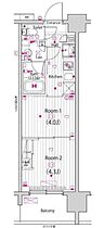 ガーラ・アヴェニュー東大島 12B2-5 ｜ 東京都江東区東砂２丁目11-11（賃貸マンション2K・12階・25.51㎡） その2