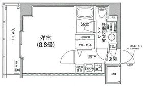 ティモーネプレミアム押上イースト 609 ｜ 東京都墨田区立花３丁目18-2（賃貸マンション1K・6階・25.80㎡） その2