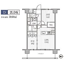 シーズンフラッツ木場 403 ｜ 東京都江東区木場３丁目6-16（賃貸マンション2LDK・4階・50.60㎡） その2