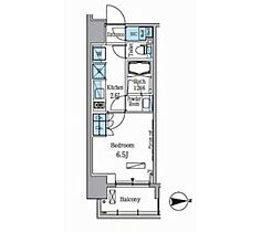 パークアクシス木場 1304 ｜ 東京都江東区木場２丁目18-4（賃貸マンション1K・13階・25.12㎡） その2