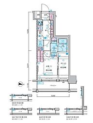 Genovia木場2 2Kの間取図画像