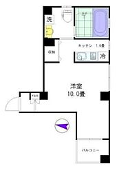 マリオン門前仲町 ワンルームの間取図画像