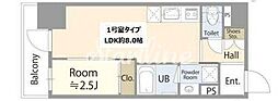 ガーデンサヴィス木場(Garden Xavis木場) 1LDKの間取図画像