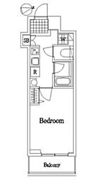 PARKWell大島 1Kの間取図画像