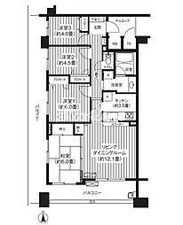 パークビューステージ東陽町 4LDKの間取図画像