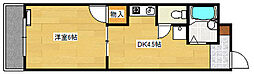 Casa&NODOCO草津南 1DKの間取図画像