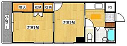 NOBLEアイ 2Kの間取図画像