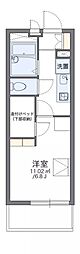 レオパレスSENOU 1Kの間取図画像