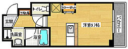ウインドー金屋町 ワンルームの間取図画像
