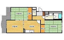 神畠ハイム 3DKの間取図画像