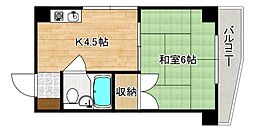宮正商船ビル 1Kの間取図画像