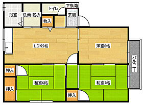 広島県広島市安佐南区東原２丁目（賃貸アパート3LDK・2階・60.39㎡） その2