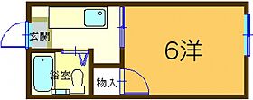 広島県広島市東区福田２丁目（賃貸アパート1K・1階・17.39㎡） その2