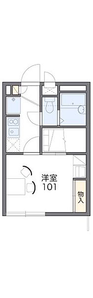 広島県広島市中区吉島新町２丁目(賃貸アパート1K・2階・19.87㎡)の写真 その1