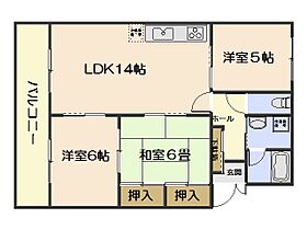 広島県広島市中区江波東１丁目（賃貸マンション3LDK・3階・65.00㎡） その2