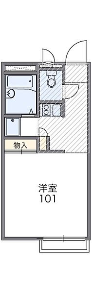 広島県安芸郡府中町浜田本町(賃貸アパート1K・1階・20.28㎡)の写真 その2