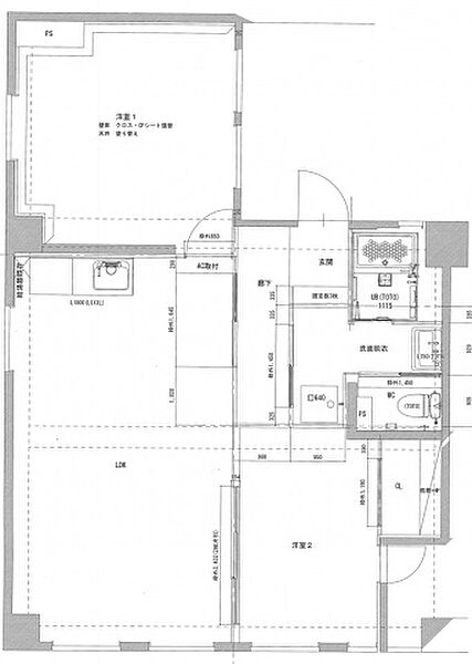 広島県広島市中区舟入中町(賃貸マンション3DK・6階・70.00㎡)の写真 その2