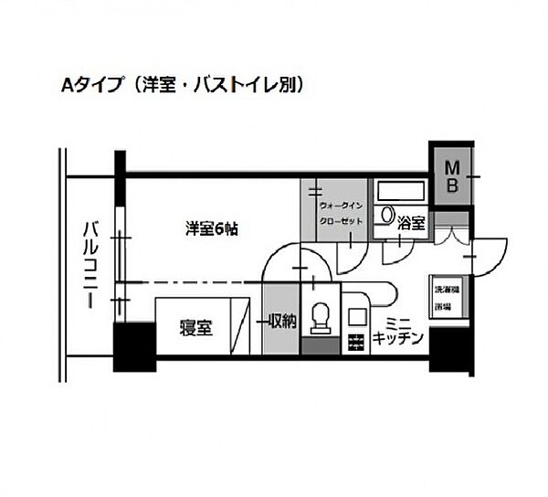 広島県広島市中区中島町(賃貸マンション1DK・13階・35.02㎡)の写真 その2