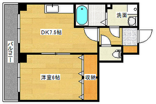 広島県広島市西区庚午北２丁目(賃貸マンション1DK・3階・34.23㎡)の写真 その2