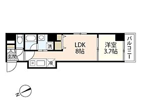 広島県広島市中区舟入中町（賃貸マンション1LDK・3階・29.43㎡） その2