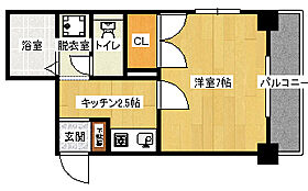 広島県広島市中区上幟町（賃貸マンション1K・4階・22.83㎡） その2