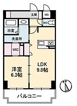 広島県広島市東区光が丘（賃貸マンション1LDK・4階・48.90㎡） その2