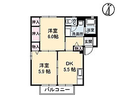 広島県広島市安佐南区相田４丁目（賃貸アパート2K・1階・43.84㎡） その2