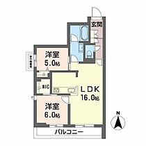 広島県広島市安佐南区東野１丁目（賃貸マンション2LDK・3階・61.76㎡） その2