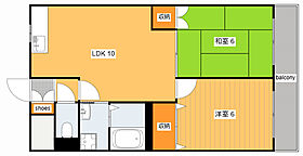 広島県広島市安佐南区八木３丁目（賃貸マンション2LDK・3階・47.03㎡） その2