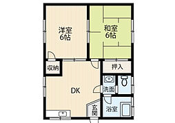 間取図画像 2DK