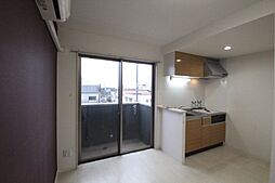 広島電鉄宮島線 東高須駅 徒歩18分の賃貸アパート 3階1LDKのリビング/ダイニング