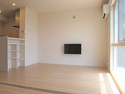 広島電鉄宮島線 草津南駅 徒歩8分の賃貸アパート 1階1LDKのリビング/ダイニング