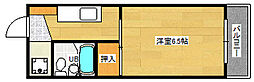 MSビル 1Kの間取図画像