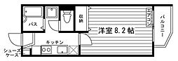 Y・N・G西坂3号館 1Kの間取図画像