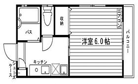 セレッソ学南  ｜ 岡山県岡山市北区学南町３丁目4-21（賃貸アパート1K・2階・19.00㎡） その2