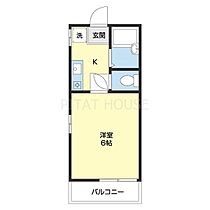 垣本ハイツIII 102 ｜ 和歌山県和歌山市黒田（賃貸アパート1K・1階・18.25㎡） その2